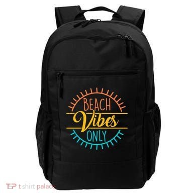 Beach Vibes Only Vacation Travel Backpack