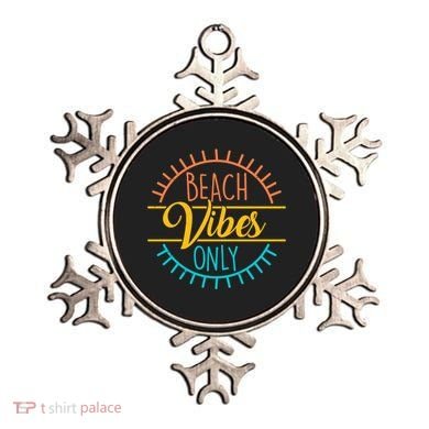 Beach Vibes Only Vacation Travel Ornament