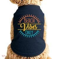 Beach Vibes Only Vacation Travel Doggie Tank thumb 0