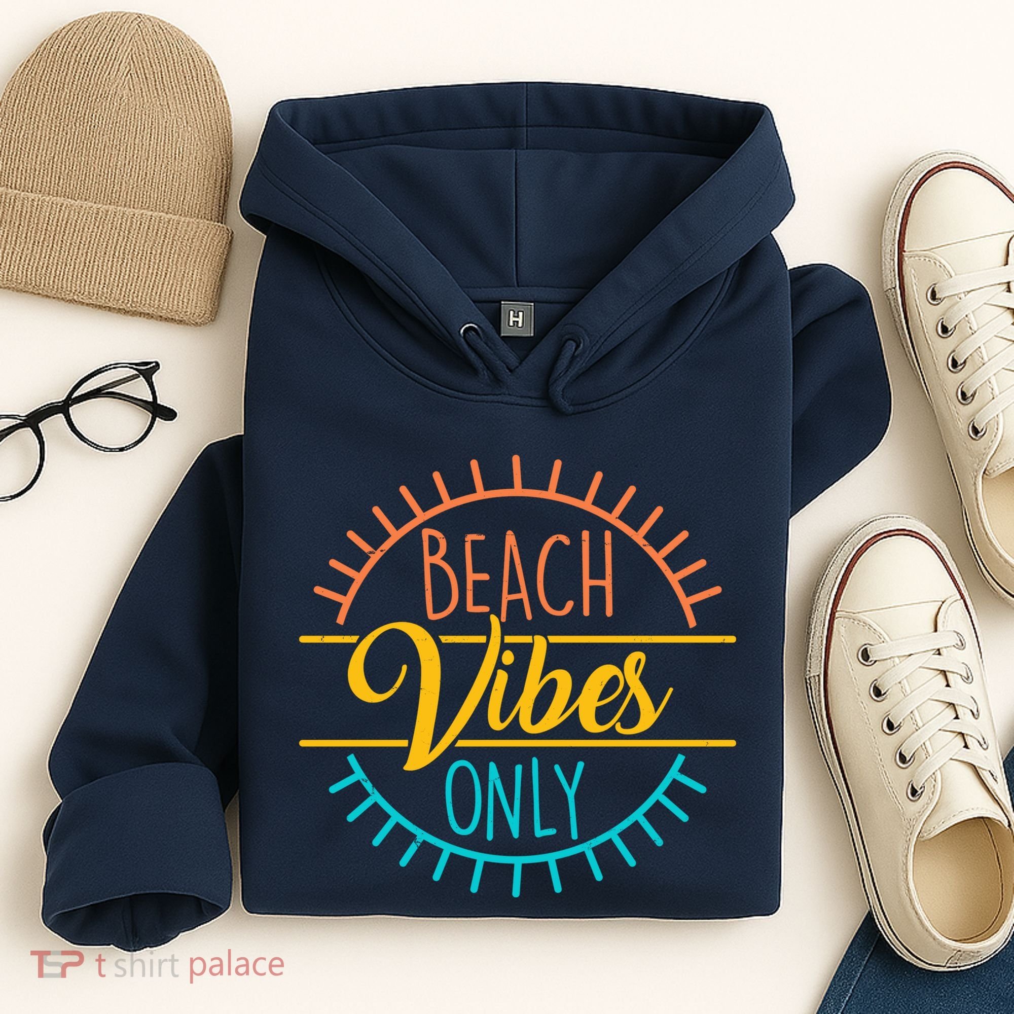 Beach Vibes Only Vacation Travel Hoodie