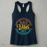 Beach Vibes Only Vacation Travel Women's Tank Top thumb 3
