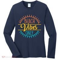 Beach Vibes Only Vacation Travel Women's Long Sleeve Shirt thumb 0