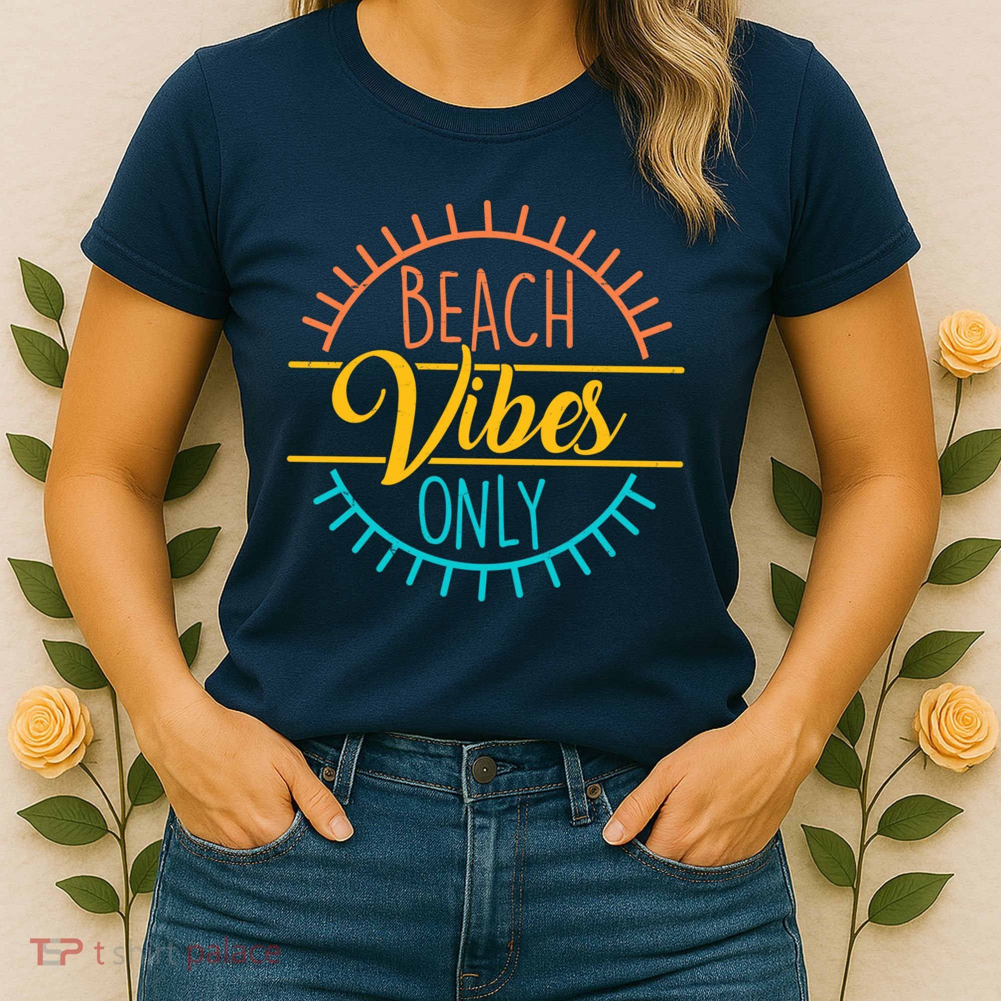 Beach Vibes Only Vacation Travel Women's T-Shirt