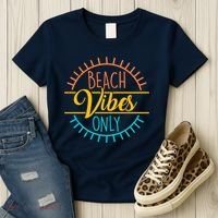 Beach Vibes Only Vacation Travel Women's T-Shirt thumb 3