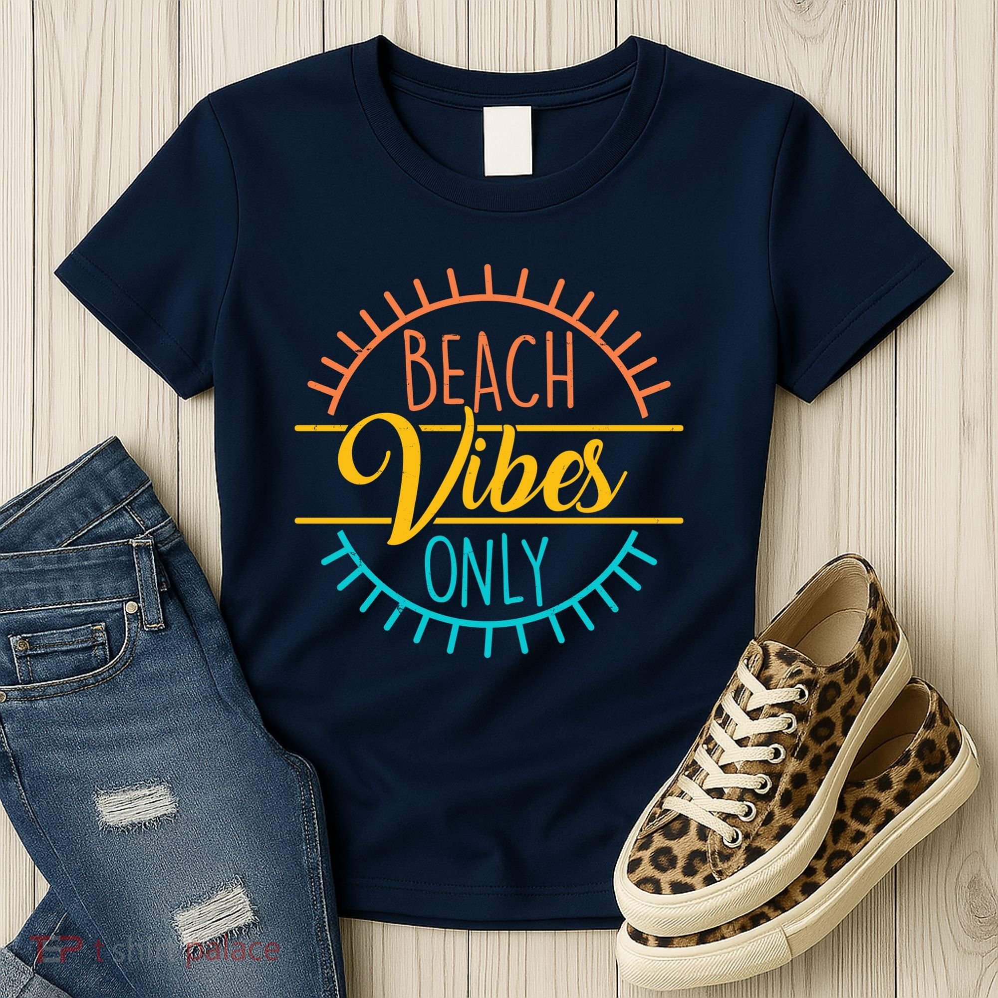 Beach Vibes Only Vacation Travel Women's T-Shirt