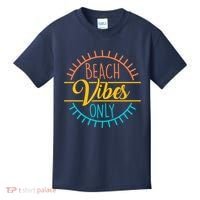 Beach Vibes Only Vacation Travel Kids T-Shirt thumb 0