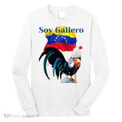 Beautiful Venezuela Rooster Design Soy Gallero Long Sleeve Shirt
