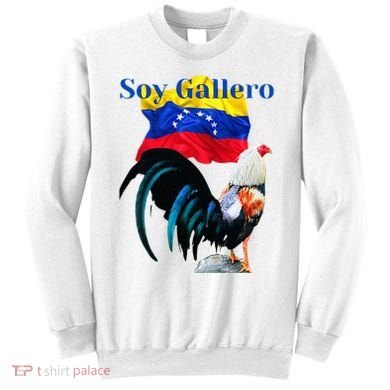 Beautiful Venezuela Rooster Design Soy Gallero Sweatshirt