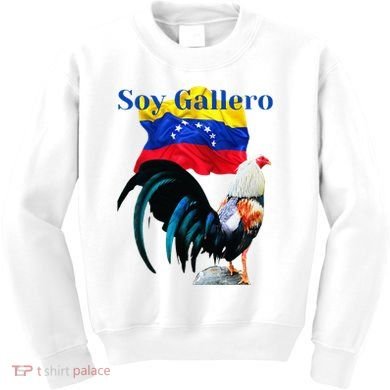 Beautiful Venezuela Rooster Design Soy Gallero Kids Sweatshirt
