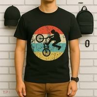 Bmx Vintage Retro Bmx Bike Rider T-Shirt thumb 6