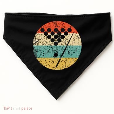 Billiards Vintage Retro Pool USA-Made Doggie Bandana