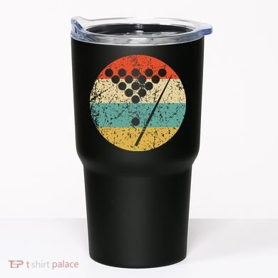 Billiards Vintage Retro Pool Tumbler
