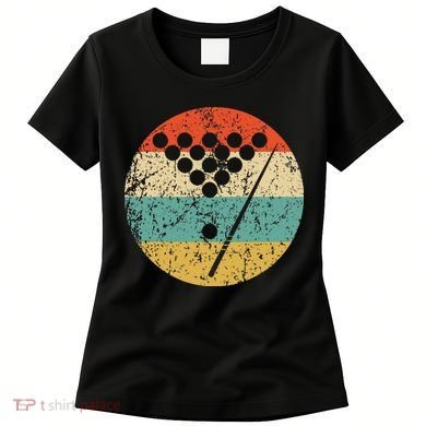 Billiards Vintage Retro Pool Women's T-Shirt