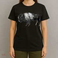 Buffalo Vintage Retro American Bison T-Shirt thumb 4