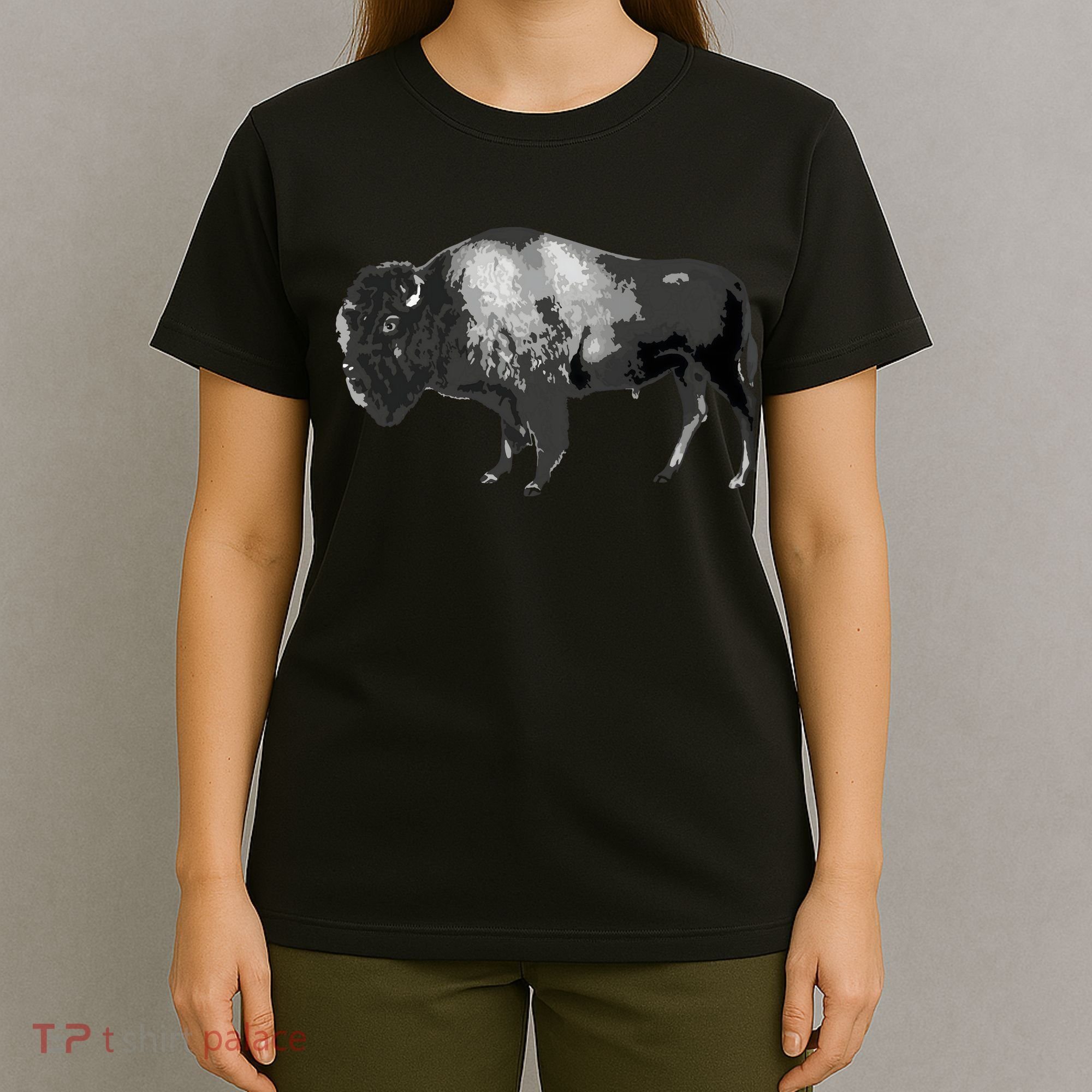 Buffalo Vintage Retro American Bison T-Shirt
