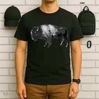Buffalo Vintage Retro American Bison T-Shirt thumb 6