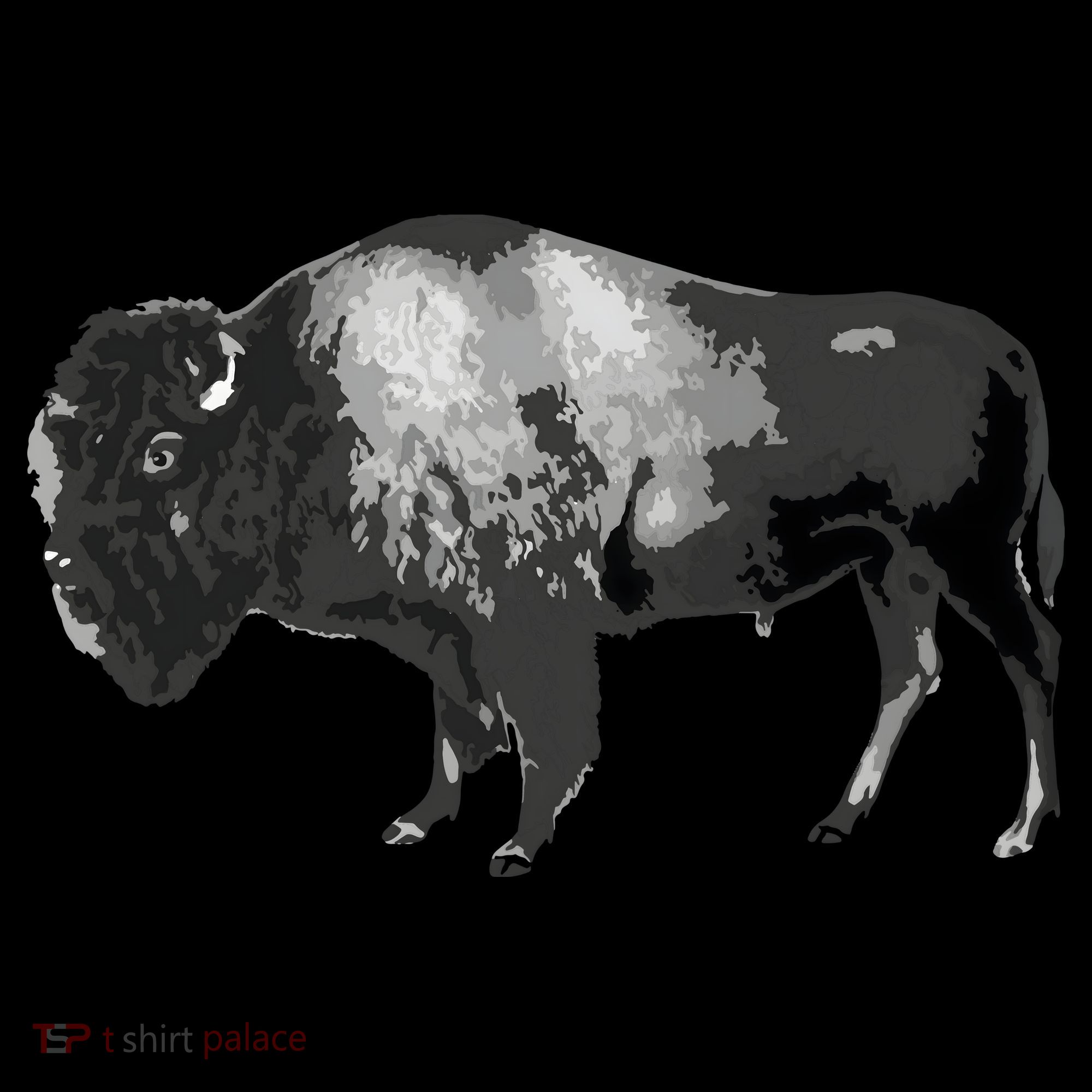 Buffalo Vintage Retro American Bison T-Shirt