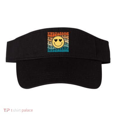 Boho Vintage Retro Groovy Smile Kindergarten Teacher Visor