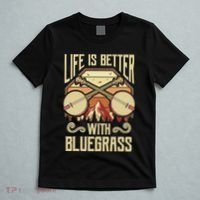 Banjo Vintage Retro Bluegrass Music Fans Banjo Player T-Shirt thumb 5