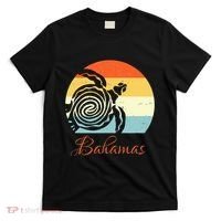 Bahamas Vintage Retro Throwback Sea Turtle Vacation T-Shirt thumb 0