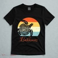 Bahamas Vintage Retro Throwback Sea Turtle Vacation T-Shirt thumb 5