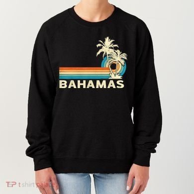 Bahamas Vacation Retro 80s Beach Souvenir Women's Sweatshirt