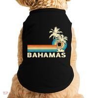 Bahamas Vacation Retro 80s Beach Souvenir Doggie Tank thumb 0