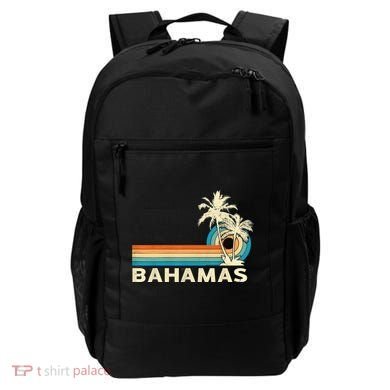 Bahamas Vacation Retro 80s Beach Souvenir Backpack