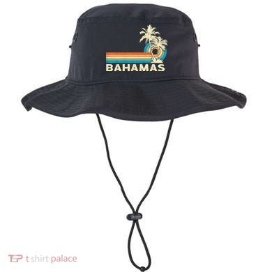 Bahamas Vacation Retro 80s Beach Souvenir Bucket Hat