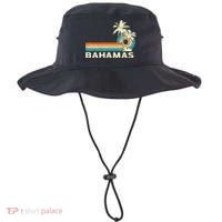 Bahamas Vacation Retro 80s Beach Souvenir Bucket Hat thumb 0