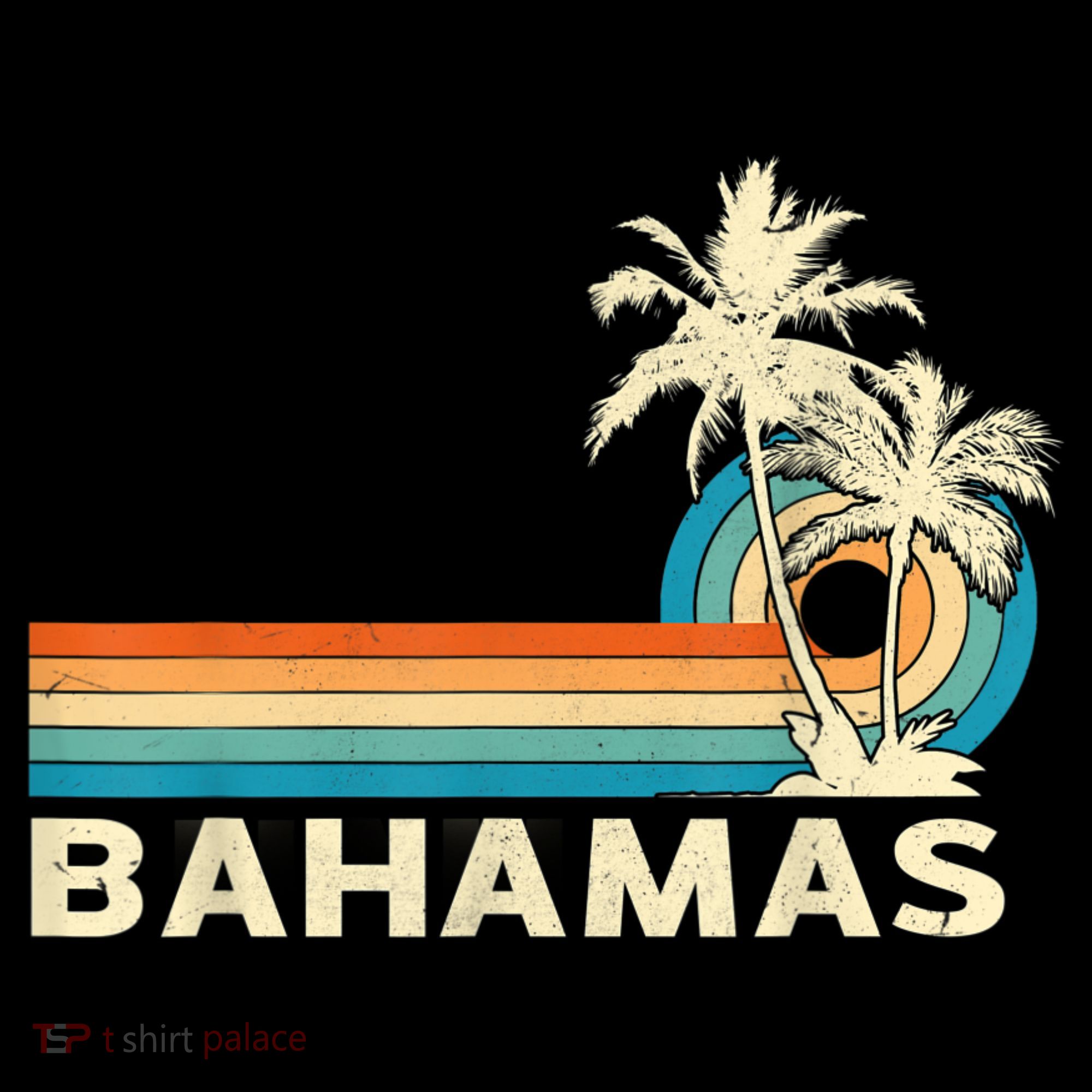 Bahamas Vacation Retro 80s Beach Souvenir Women's Hoodie