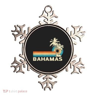 Bahamas Vacation Retro 80s Beach Souvenir Ornament