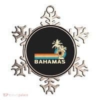 Bahamas Vacation Retro 80s Beach Souvenir Ornament thumb 0