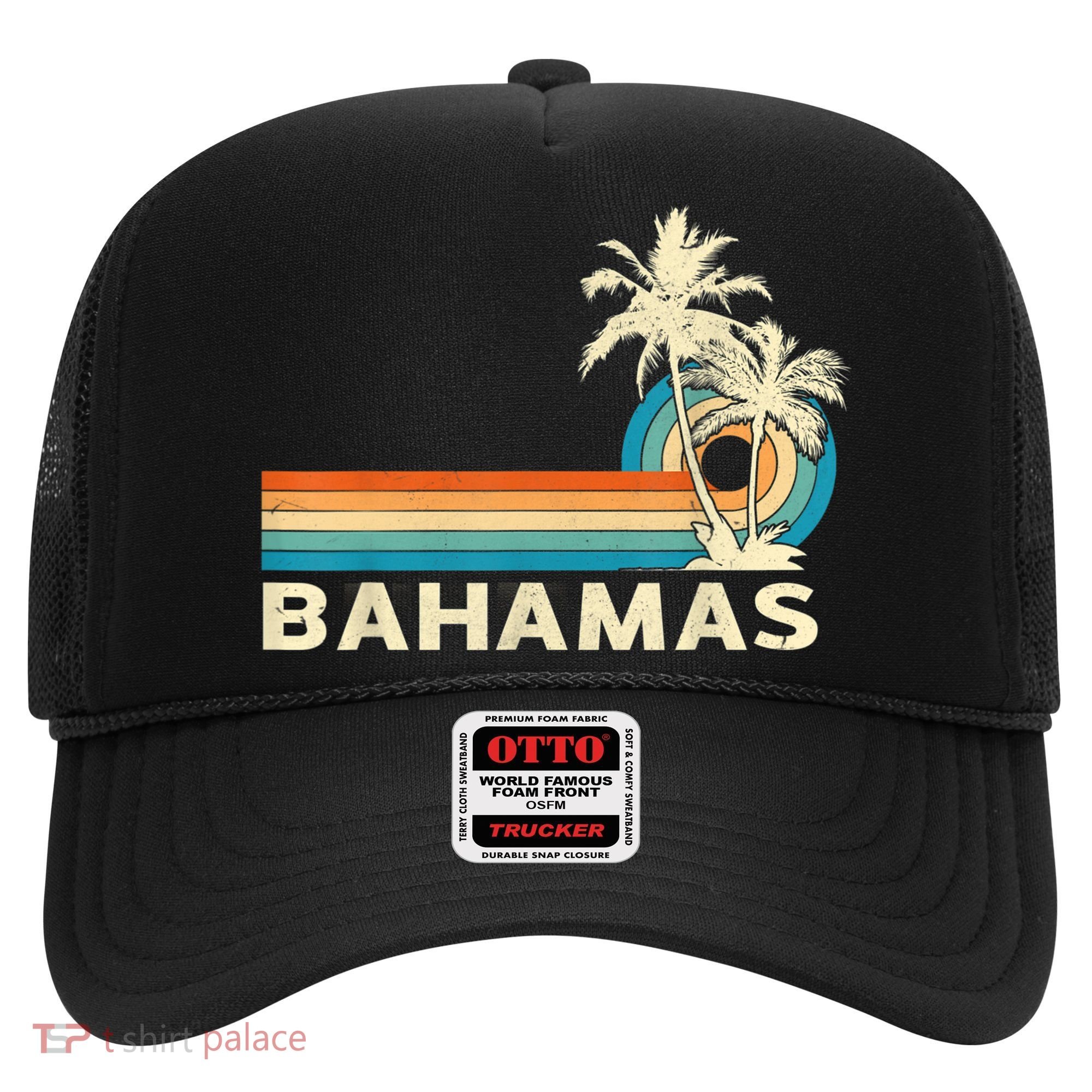 Bahamas Vacation Retro 80s Beach Souvenir Hat