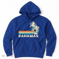 Bahamas Vacation Retro 80s Beach Souvenir Hoodie thumb 0