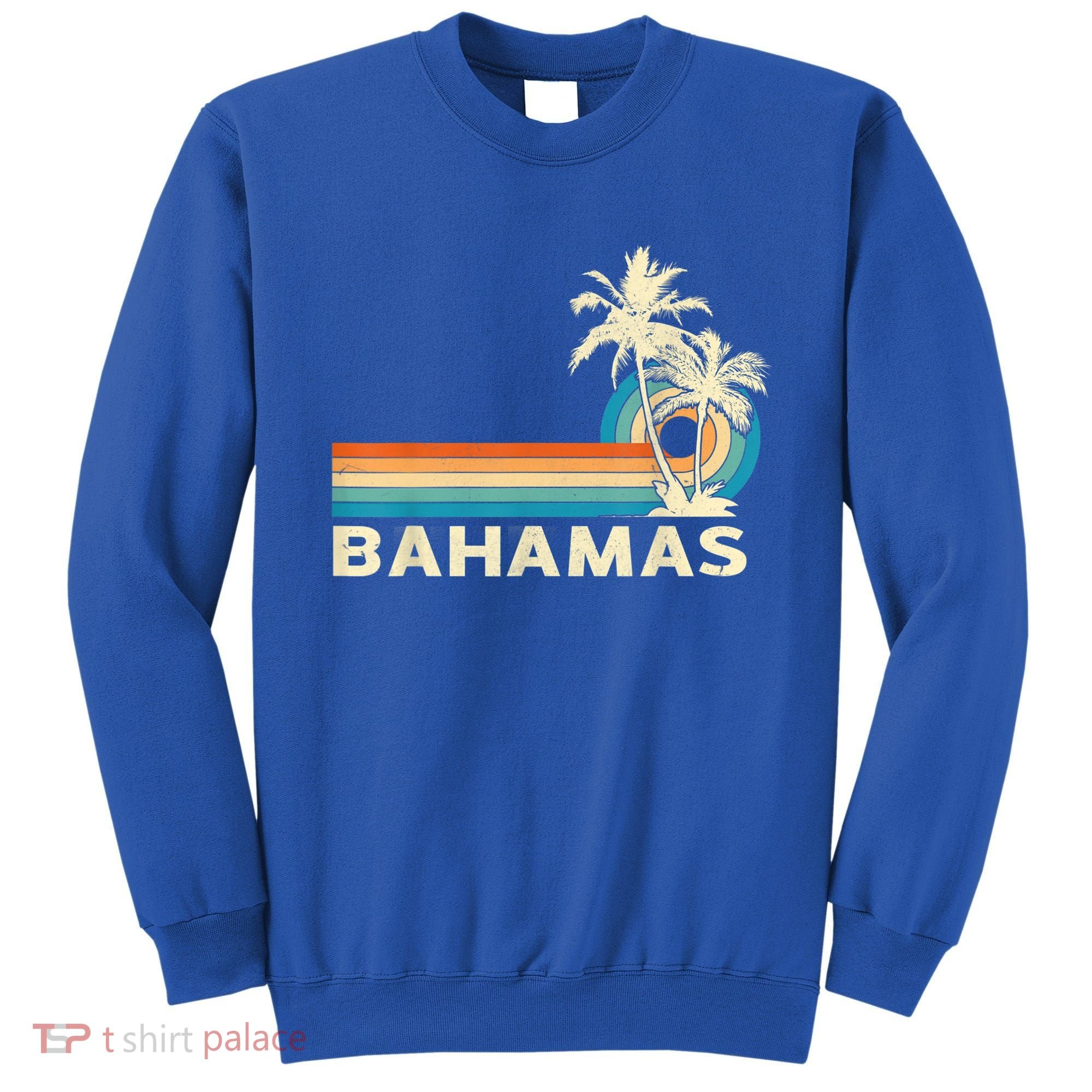 Bahamas Vacation Retro 80s Beach Souvenir Sweatshirt