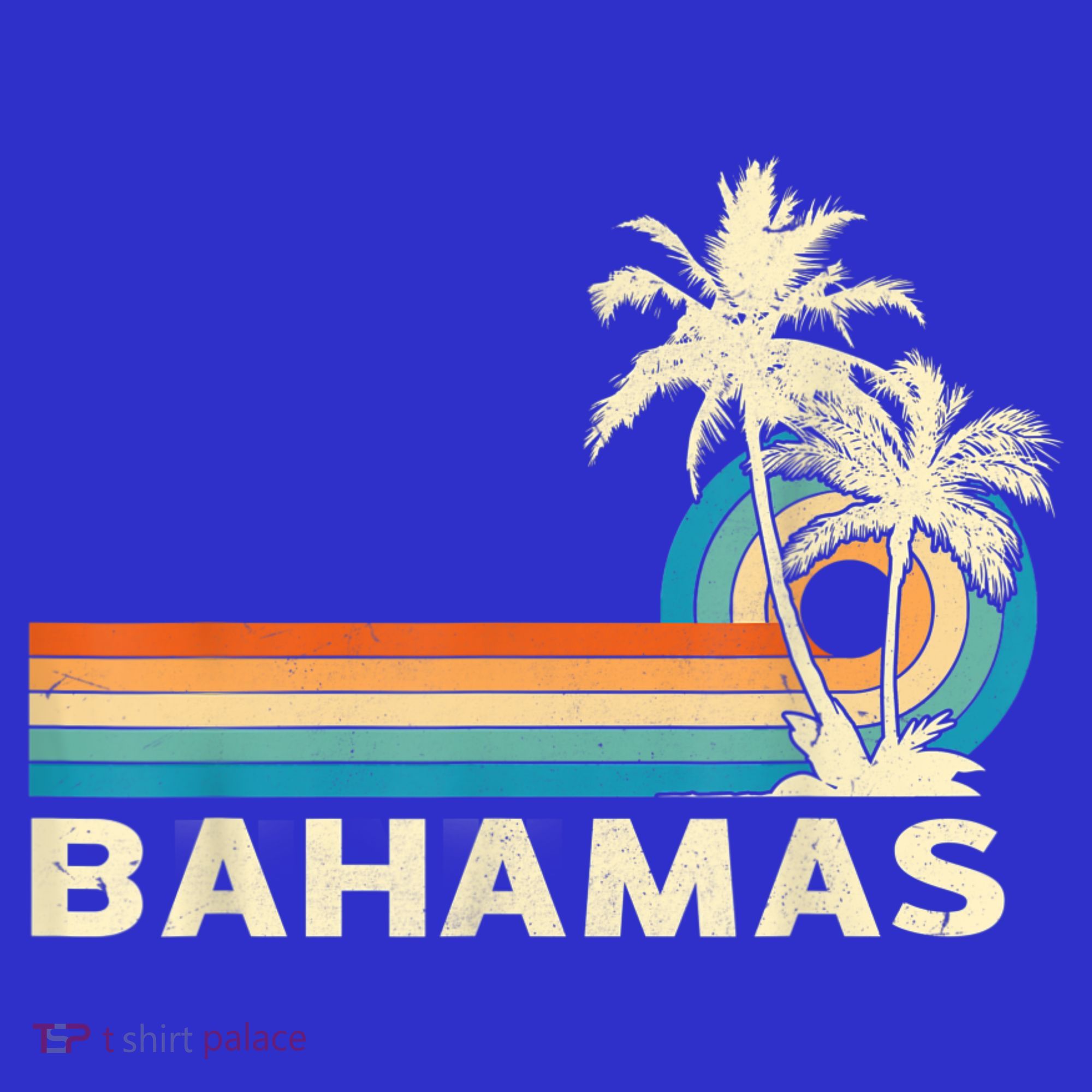 Bahamas Vacation Retro 80s Beach Souvenir Sweatshirt