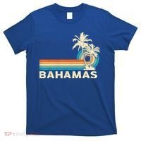 Bahamas Vacation Retro 80s Beach Souvenir T-Shirt thumb 0