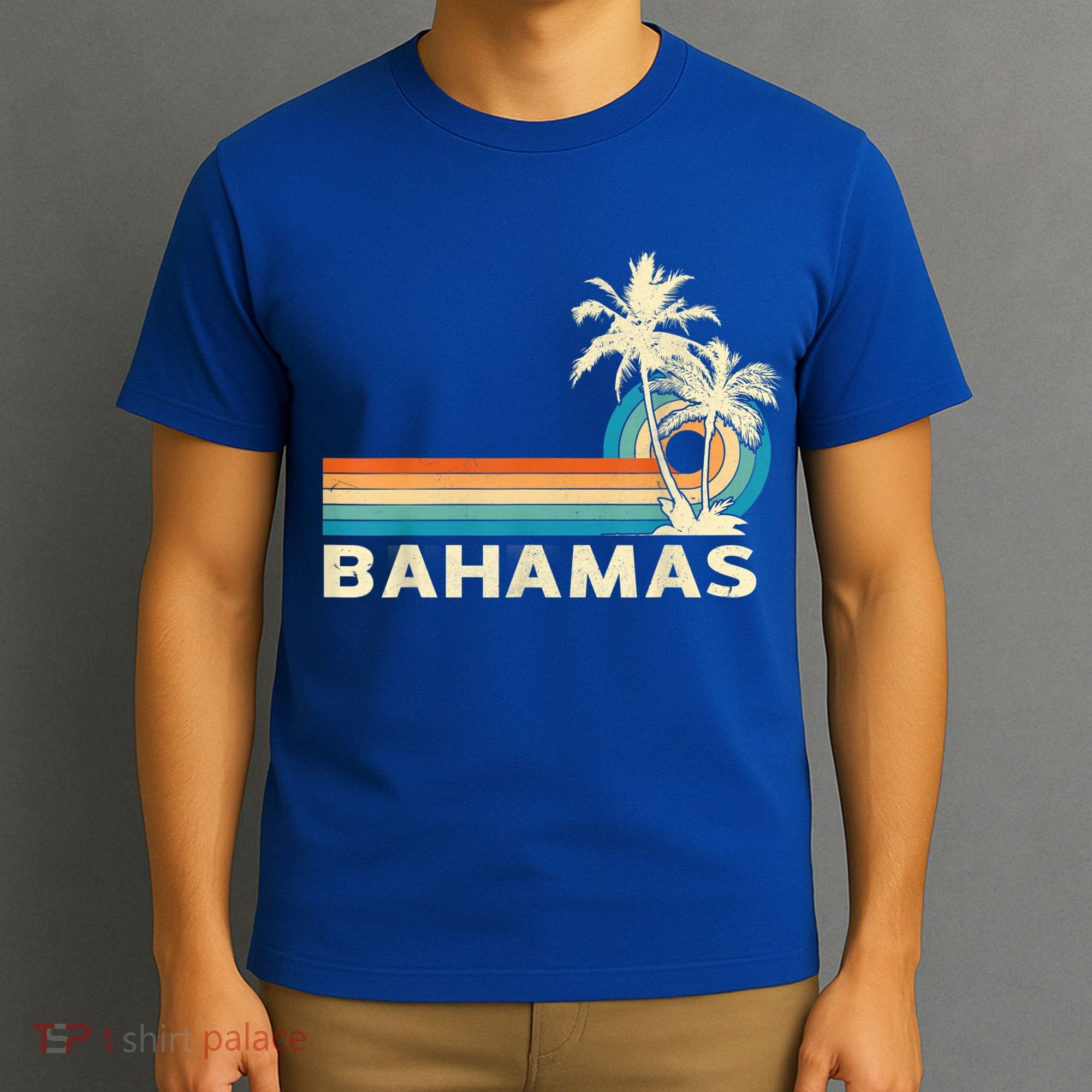 Bahamas Vacation Retro 80s Beach Souvenir T-Shirt