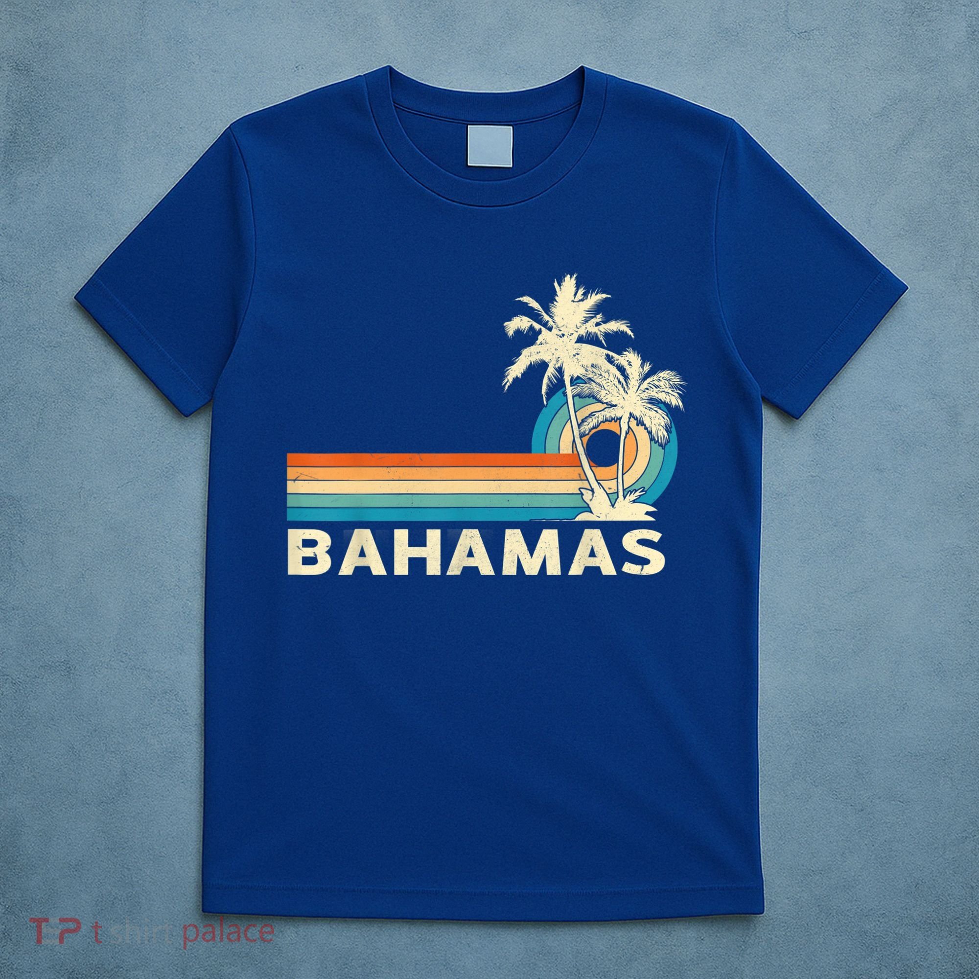 Bahamas Vacation Retro 80s Beach Souvenir T-Shirt