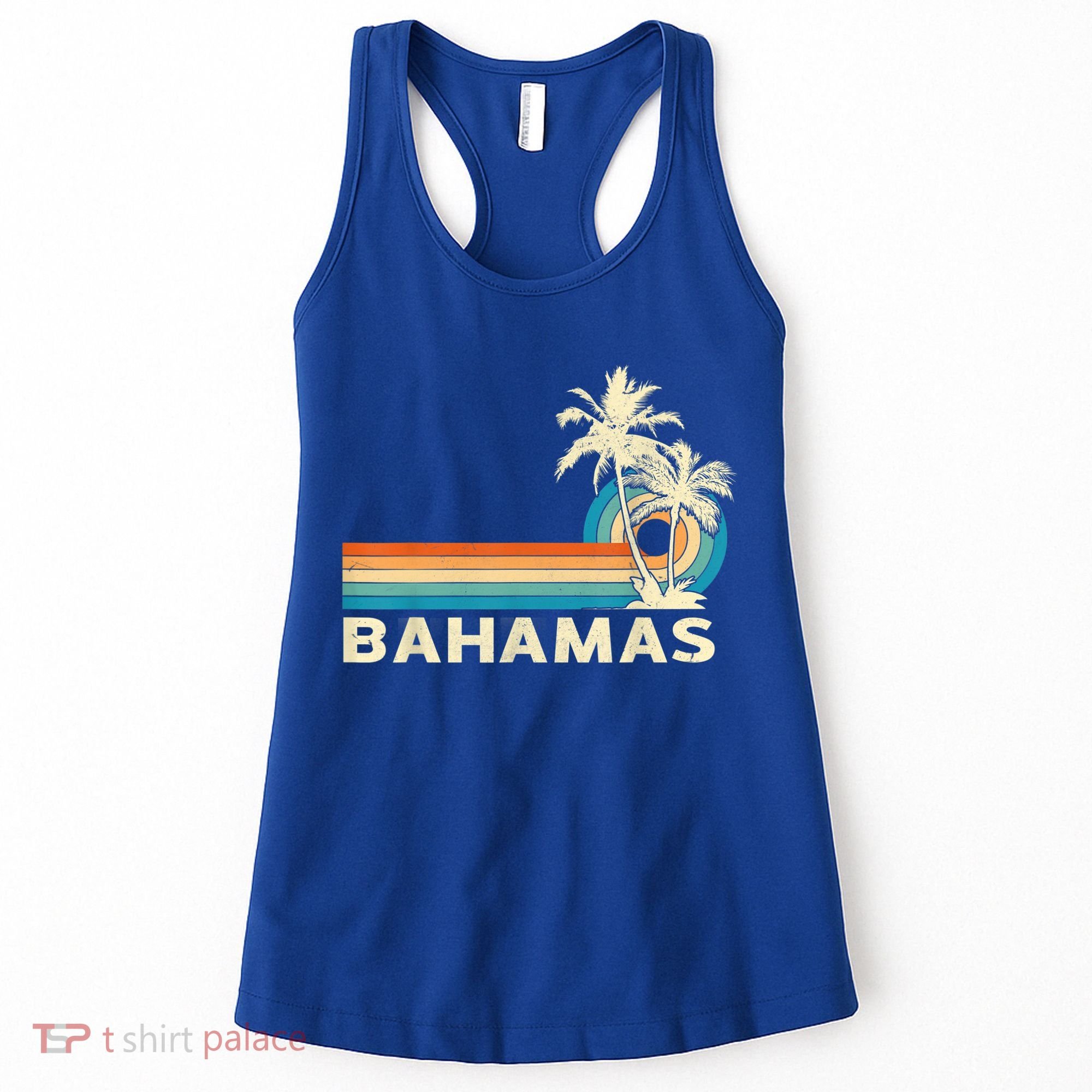 Bahamas Vacation Retro 80s Beach Souvenir Women's Tank Top
