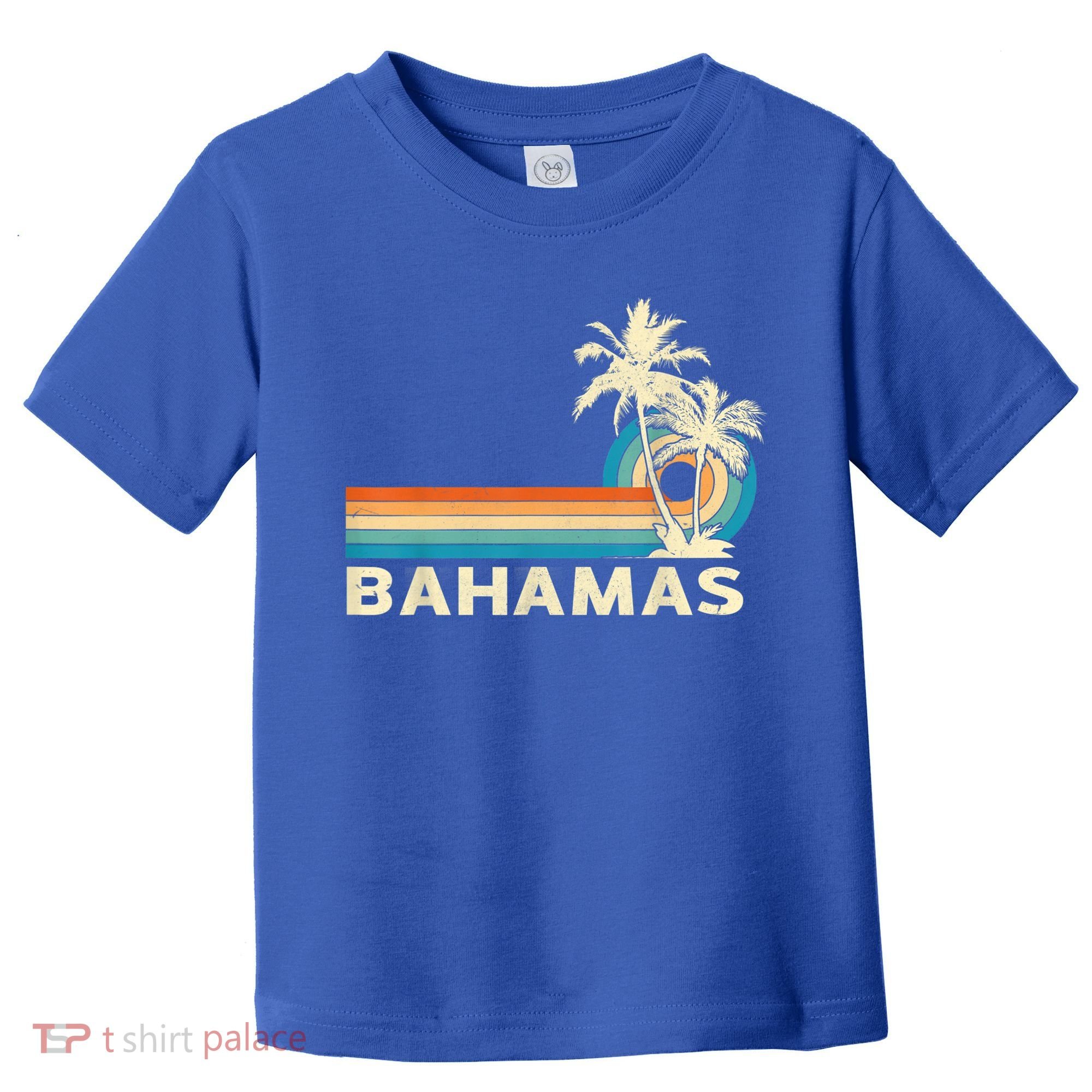 Bahamas Vacation Retro 80s Beach Souvenir Toddler T-Shirt