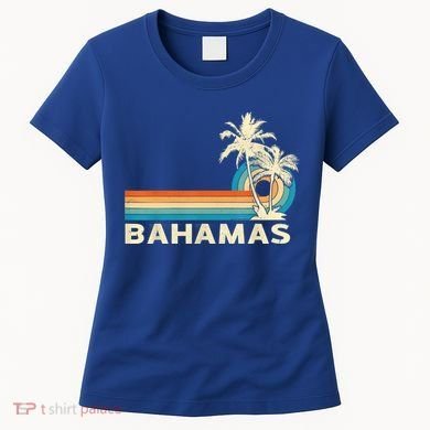 Bahamas Vacation Retro 80s Beach Souvenir Women's T-Shirt
