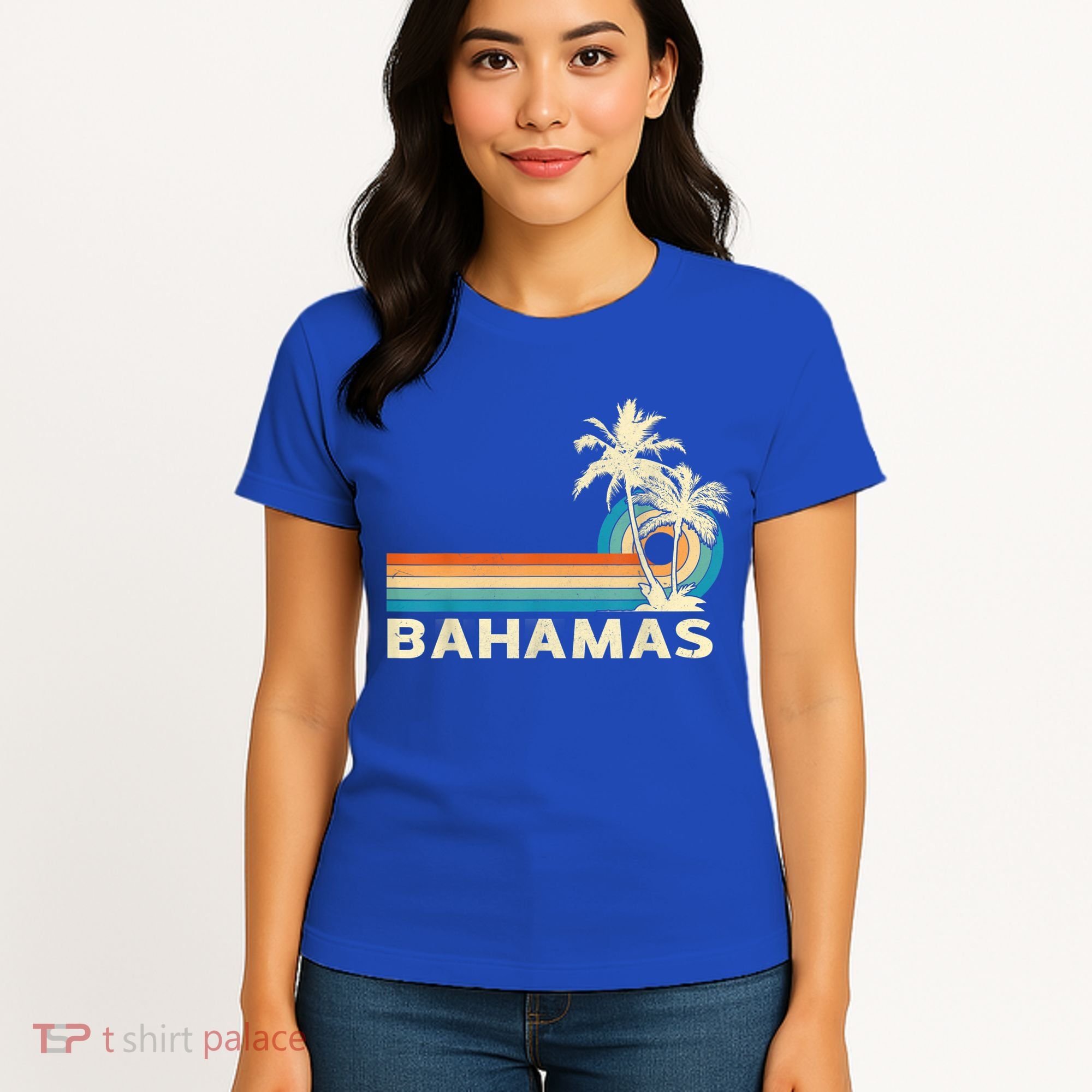 Bahamas Vacation Retro 80s Beach Souvenir Women's T-Shirt