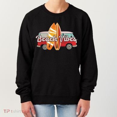 Beach Vibes Surfer Retro Van Women's Sweatshirt