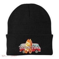 Beach Vibes Surfer Retro Van Beanie thumb 0
