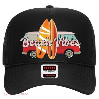 Beach Vibes Surfer Retro Van Hat