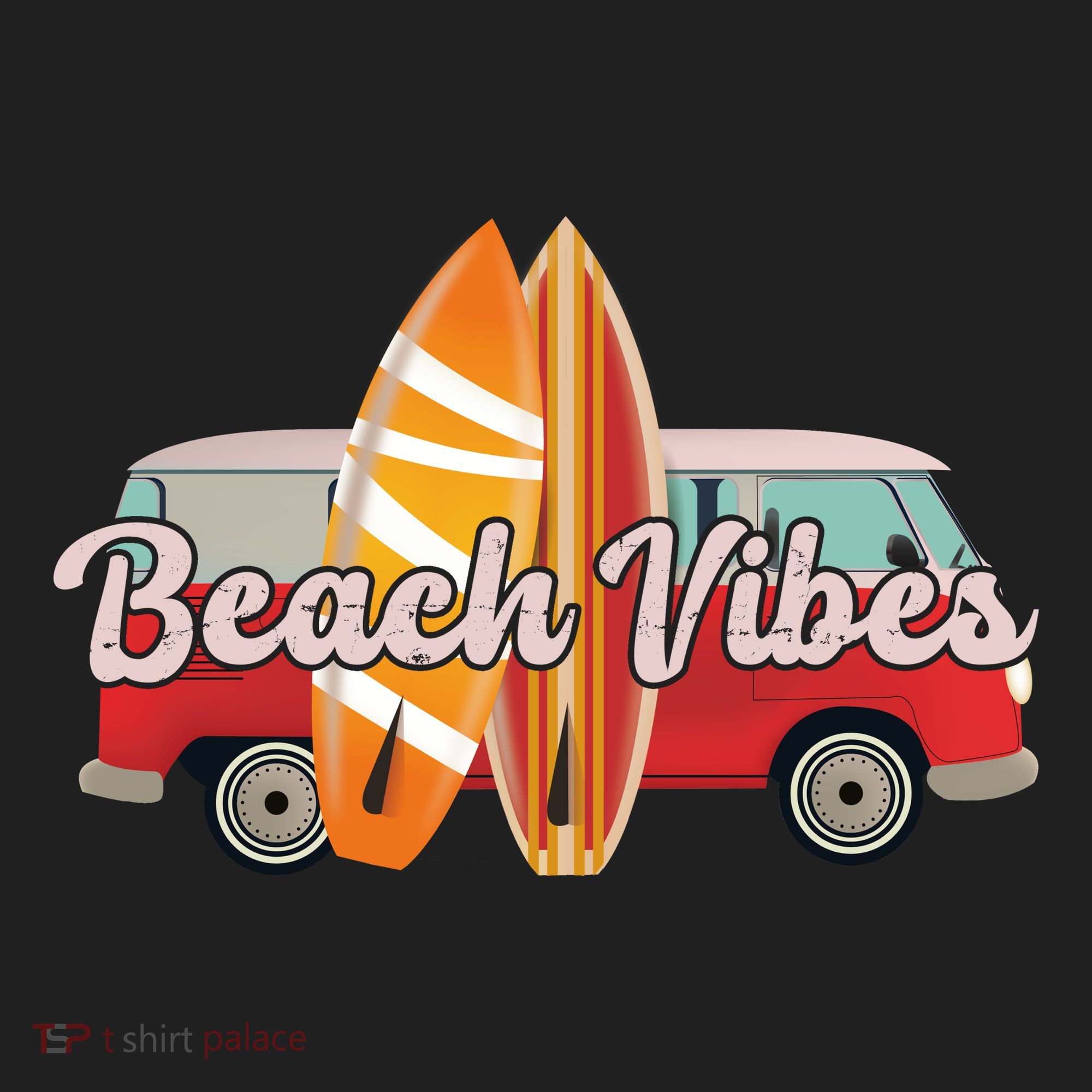 Beach Vibes Surfer Retro Van Hat