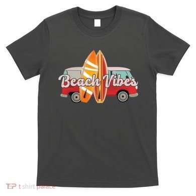 Beach Vibes Surfer Retro Van T-Shirt