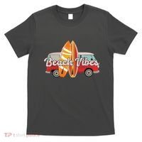 Beach Vibes Surfer Retro Van T-Shirt thumb 0